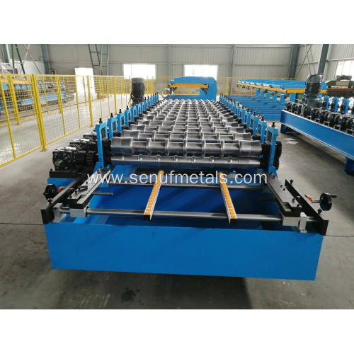 Gear box roof sheet roll forming machine